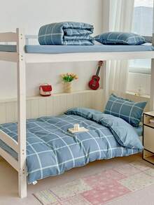 Cuadrícula azul marino