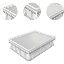 Dough Proofing Box Pizza Dough Containers With Lid For Kitchen Fridge Bakery Bread Pizza Crust 30x40x10cm - 白色 - 查看 5