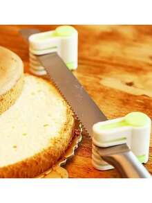 2pcs,Professional Cake Leveler Slicer&Layer Cutter -Adjustable 5-Layer Creative Cake Slicer Baking DIY Tools Bread Split Toast Slicer - Multicolor - View 5