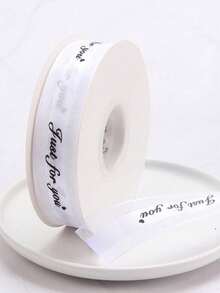 6 piezas/1 pieza "SOLO PARA TI" Cinta de tul, papel de regalo floral, cinta de satén, cinta de seda, embalaje de pasteles, materiales para arreglos florales, cinta con letras, cinta floral de colores, lazo, embalaje de cajas de pasteles para regalos de cumpleaños, embalaje de regalos, cinta tejida, lazo DIY, regalo de vacaciones, regalo para niñas - Multicolor - Ver 21
