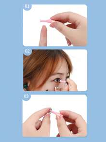 1个/2个/6个装隐形眼镜取镜镊子套装，美妆隐形眼镜佩戴取下工具 - 易于使用的RGP隐形眼镜取下器，带硅胶手柄，适用于软硬隐形眼镜，非常适合户外和办公室使用 - 彩色 - 查看 9