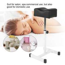 Adjustable Pedicure Nail Footrest Manicure Foot Rest Desk Salon Spa Equipment - Negro - Ver 8