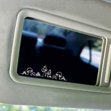 Charming Mini Mushroom Vinyl Sticker - Perfect For Car Rearview Mirrors And Indoor/Outdoor Use - one-size - View 10