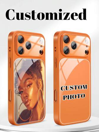 1 Customized Orange Phone Case With Personalized Signatures For Friends, Couples, And Family. Suitable For IPhone 17 Promax/17AIR/17Pro/17 Magnetic Matte Shell, Upgraded Full Camera Protection, Compatible With Frosted Semi Transparent Shockproof And Scratch Resistant Ultra-Thin Shell, Military Grade Protection