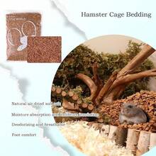 Ropa de cama para jaula, ropa de cama para animales pequeños - Control de olor ropa de cama para mascotas naturales para animales pequeños,Cómoda decoración del hábitat hámsters litera de jaula para u - S - Ver 2