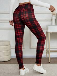 Women's Plaid Leggings - Elegant, Warm High-Waisted Leggings With Stretch, Fashionable & Slim-Fitting For Winter Women's 2025 New Style Winter Puffer Leggings Leggings -- Women's High-Waisted Fleece-Lined Embroidered Leggings Women's Leggings Women's Solid-Color Yoga Pants Women's Solid-Color Yoga Pants Women's Daily Casual Slim0-Fit Long Pants  2025 Women's Winter Christmas & Daily Fleece-Lined Leggings - Warm Soft Fabric, Pockets Design, Thickened Yoga Pants For Casual & Jogging 1-Piece Fall/Winter Fleece-Lined Thickened Yoga Leggings - Women's High-Waisted Solid Color Pants With Side Pockets, Suitable For Fitness, Sports & Daily Wear Women's High-Waisted Button Closure Fleece-Lined Leggings - Opaque Front Button Design, Tummy Control & Butt Lifting, Washable Warm Tights For Yoga, Running, Gym & Everyday Usefleece Lined Leggingspantalones De Invierno Mujeresgymleggings For Womenpantalones Para El Fríopantalones De Mujer Inviernoleggings - Đỏ - Xem 3