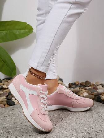 2025 Vintage Retro-stil Sneakers med snörning, Bekväma Platåskor För Dam, Lämpliga För Utomhusresor, Dagliga Pendlingar, Lätta Fritidsskor, Passar Storlekar 3.5-13