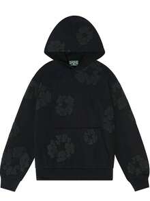 Denim Tears 'The Cotton Wreath'New Item Autumn Winter Hoodie Loose Drop Shoulder Hooded Hot Item Women Sweatshirt Men's Autumn Winter Hoodie Loose Drop Shoulder Hooded Women/Men Sweatshirt , With Modern Men Breathable Technology, Loose Urban Functional Wear, High-End Cotton For Urban Street Style, Loose Silhouette Gender-Neutral Design, Mixed-Color Cotton For Low-Profile, Preferred Choice For Cafes And Hiking