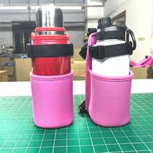 Xxerciz Water Bottle Holder For Horse Saddle, Nylon Water Bottle Carrier Bag With Metal Clip And Handle Strap For English Western Saddles