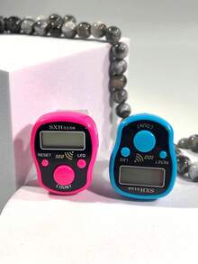 100 Digit Tally Counter With Buzzer And LED Flashing Light, Resettable Function, Adjustable Strap, High Quality For Sports, Events, Counting, Praying And More - Multicolor - View 11