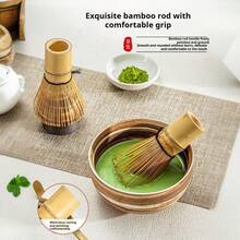 二合一抹茶咖啡研磨器，日式竹制抹茶搅拌器，茶道工具