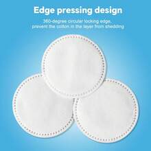 Cotton Pads (300 Count) | Make Up Remover, Hypoallergenic, Lint Free Random Packaging - Multicolor - View 4