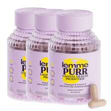 Lemme Purr Vaginal Probiotics For Women (60 Veggie Caps) – 4 Clinically-Tested Strains, Supports PH Balance, Urinary Tract & Vaginal Health, Pineapple & Vitamin C - 3 CÁI - Xem 1