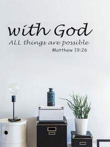 Nhãn dán thiết kế trích dẫn cho trang trí phòng, Nhãn dán tường đồ họa khẩu hiệu phòng khách, Nhãn dán, Decal dán tường, Decal vinyl để trang trí nhà, Vật phẩm trang trí mùa xuân làm mới ngôi nhà của bạn, Nhãn dán trang trí Rama Quà tặng sinh nhật tốt nghiệp - màu đen - Xem 3