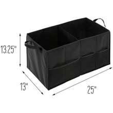 Honey-Can-Do organizador plegable para maletero de coche, color negro(Organizador plegable para maletero Negro) - Multicolor - Ver 4
