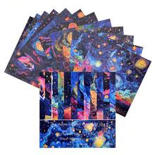 12 Sheets Fantasy Patterned Cardstock Paper 15x15cm, Scrapbook Paper For Crafts And Card Making, Single Sided, Christmas Scrapbooking Paper - Multicolor - View 18