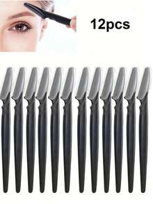 50 Pieces/12 Pieces/6 Pieces/1 Piece Multi-Color Women's Eyebrow Shaver - Disposable Shaver, Sharp And Facial Hair Removal Device, Anti Slip Handle Eyebrow Clipper, And Gentle Skin Portable Beauty Tool. It Is An Ideal Choice For Beauty Enthusiasts, Makeup Enthusiasts, And Daily Beauty Enthusiasts. - Multicolor - View 13