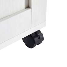 Modern Extendable Bar Table (118-180*50*94 Cm), Extendable Dining Table With Storage Function, Equipped With Six Shelves, Can Be Used As A High Table/Small Dining Table, Suitable For A Dining Room Or Living Room Divider, White. - trắng - Xem 7