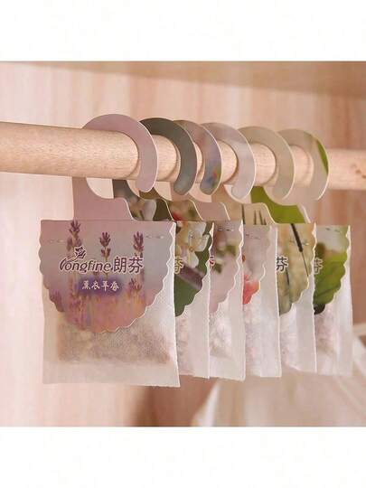 10/5个衣柜香氛袋，除臭、防霉、防蛀，车载空气清新剂，悬挂式设计，花香，卧室香氛袋，1个持久留香，家居装饰，房间装饰，户外花园装饰，适合作为送给女性、母亲、朋友、女友的礼物