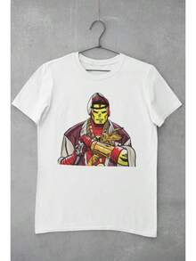 Camiseta de Ironman de Ghostface Killah - Blanco - Ver 12