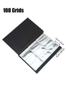 240 Pockets Coin Album - Coin Collecting Book With 10 Pages, 30x30 Mm Grid Holder For Pounds Pence Cents Dollars Nickel - Multicolor - View 3