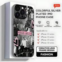 Funda para teléfono Singer M-Morgan Wallen para iPhone17,16,15,14,13,12,11,Pro,MAX,plus, cubierta mate negra a prueba de golpes - Z6 - Ver 10