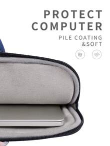 笔记本电脑公文包 防震印刷 手提式笔记本电脑保护套 带提手 - 彩色 - 查看 6