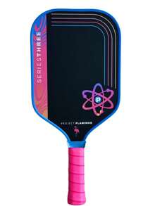 USAPA Certified Flamingo Pickleball Paddle - Tri-Carbon Pure Carbon Fiber, T700 Face, 16mm Honeycomb Core, Pro-Level 3-In-1 Spin/Control/Power, Expanded Sweet Spot, Vibration Dampening, Lightweight - Flamingo - View 7