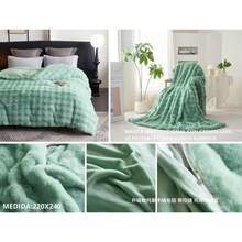 Homix - Manta–Funda Nórdica Suave 160*220 / 220*240 cm | Varias Colores - Verde - Ver 3