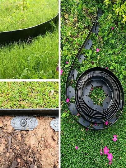 景观边缘修整套件，无需挖掘即可用于花园边界、草坪边缘，适用于花坛和花园景观美化