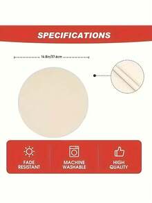 6 peças/4 peças Sousplats Círculo de Diamante Dourado, Sousplats Redondos Planos com Padrão de Diamante Dourado, Porta-copos Resistentes ao Calor e Antiderrapantes, Adequados para Uso Diário, Festas, Casamentos, Ação de Graças, Cozinha, Sala de Jantar, Decoração Outonal para o Lar