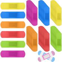 20/30/40/50/60/80/100pcs Cute Colorful Bandages, Elastic Adhesive Breathable Cartoon Colored Bandages, One-Time High Elasticity Bandages, Suitable For Abrasions, Wound Care, First Aid Patches, Outdoor Sports Bandages, Home First Aid Kits, Home And Outdoor Basic Wound Protection Stickers, Colorful Patches Showcase Unique Personalized. - Multicolor - View 2