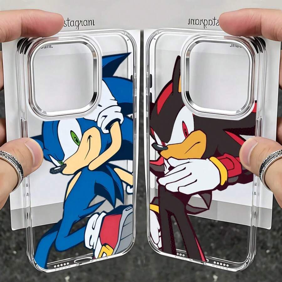 Cartoon Hedgehog S-Sonices Phone Case For IPhone 17 16e 16 15 14 13 12 11 Mini Pro Max X XR XSMAX 8 7 Air Plus Transparent - LYK-310HKX153A1 - 查看 1