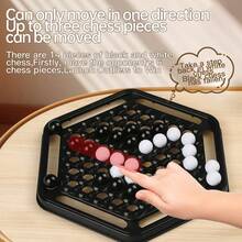 Juego de mesa 2 en 1 de ajedrez y Gobang de estilo strongman, ajedrez blanco y negro, juego interactivo para reuniones familiares, juguete de regalo para fiestas festivas