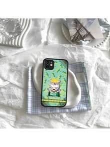 Funda de teléfono S-South Cartoon P-Park compatible con 14 11 12 13 Mini Pro Max 8 7 Plus X XR XS MAX, cubierta translúcida mate, funda compatible con funda  17 pro max, funda  17 pro, funda  17, funda  16, funda  16 pro max, funda  15. - Z1 - Ver 12
