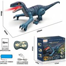 XZROAD Dinosaurios Juguetes para Nios, Dinosaurios Control Remoto para Nios, Dinosaurios Juguetes Puede Truco de 360, Luces y Rugido, Regalos para Nios de 3+ Aos Regalo para, Cumpleaos, Navidad - inicial - Ver 5