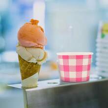 Vasos Desechables para Postre de Papel 16oz Tazones para Helado y Pudín 10 Piezas Diseño de Cuadros Rosas Ideales para Fiestas Picnic y Cumpleaños - 1 - Ver 8