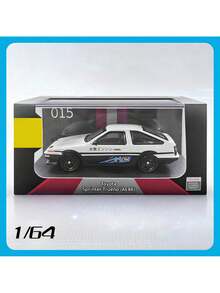 C C A 1:64 Alloy Car Model Simulation Racing Car Collection With Acrylic Cover + Base, Small-Scale Car , ,  Gifts For Boys - 1:64 Toyota AE86 - View 10