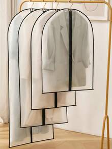 5件/1件 衣物防尘罩，衣服袋，西装罩，收纳袋，衣柜防尘罩，外套罩，适用于存放，婚纱防尘罩，防水收纳袋 - 彩色 - 查看 2