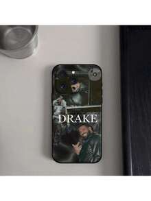 Funda de teléfono del rapero D-Drake compatible con 16 15 11 13 14 Pro Max 7 8 Plus X Xr Xs Max 12mini, funda negra, funda compatible con funda  17 pro max, funda  17 pro, funda  17, funda  16, funda  16 pro max, funda  15. - Z3 - Ver 7