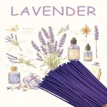 19/115/200pcs Lavender Incense Sticks - Bamboo Sticks, Suitable For Aromatherapy, Yoga, Meditation, Home And Office Fragrance, Perfect Holiday Gift Set - Lavender - View 6