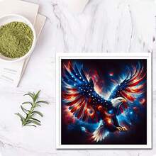 1件套钻石画套装，全钻钻石画套装，DIY钻石点画，全钻艺术工艺品，适合家居墙面装饰礼品，钻石画套装 - 彩色 - 查看 4