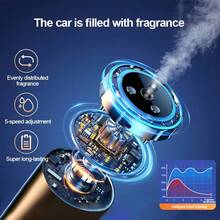 Smart Car Air Fresheners/Essential Oil Car Aromatherapy Diffuser - Portable, Intelligent Self-Spraying Atomizer With Lasting Light Fragrance, Comfortable& Soothing-Specifically Designed For Vehicles To Eliminate Odors And Freshen The Air - 1 máy khuếch tán hương thơm + 3 chai - Xem 6