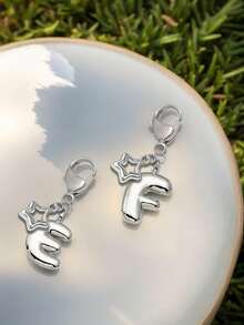 Bubble Cute Bag Pendant -Paired With Hollowed Out Star Accessories, Shining Letters A-Z, Shiny Alloy Bag And Backpack Pendant - Perfect Gift For Birthdays And Special Occasions, Headphone Pendant, Keychain Ring Bag Backpack Pendant, Car Pendant Women And Girls Gifts, Wallet And Handbag Accessories. Mother's Day Gifts, Valentine's Day Gifts - Multicolor - View 8