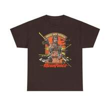 Megaforce Deeds Not Words 1982 Movie T-Shirt - Green - View 2