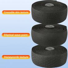 JCSP Bicycle Handlebar Tape, Anti-Slip Shock-Absorbing Road Bike Handlebar Tape, Suitable For Road Bikes, Available In 3 Different Patterns, Soft Shock-Absorbing Bicycle Handlebar Tape - Multicolor - View 1