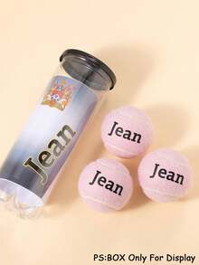 1/3/5 Peças Bola de Ténis Personalizada, Várias Cores Disponíveis, Presente de Natal/Aniversário, Alta Elasticidade para Treino de Iniciantes & Jogo, Bola de Massagem para Animais de Estimação, Brinquedo de Mastigar, Acessório de Ténis com Logótipo Personalizado, Suprimentos para Alívio de Stress para Animais de Estimação, Roupa de Ginástica, Presente do Dia do Pai - Multicolorido - Ver 3
