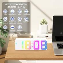Alarm Clocks - White-shell Colored Lights - View 4