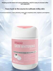 Kingscom American Imported White Tomato Whitening Tablets (FDA Certified) - Anti-Yellowing Brightening Anti-Wrinkle Full-Body Even Whitening Dietary Supplement - Others - View 4