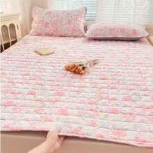 Colcha capitonada doble vista con fundas para almohada - Seductoras flores rosas - Ver 8